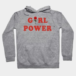 Girl Power Grovey Text With Sunflower Hoodie